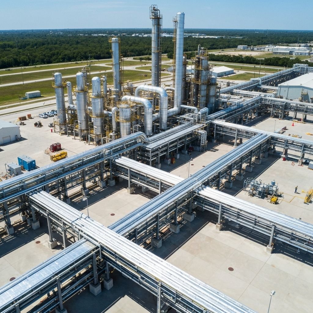 Industrial insulation installation